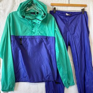Vintage Patagonia Windbreaker Tracksuit S Pneumatic Pullover Simple Guide Pants